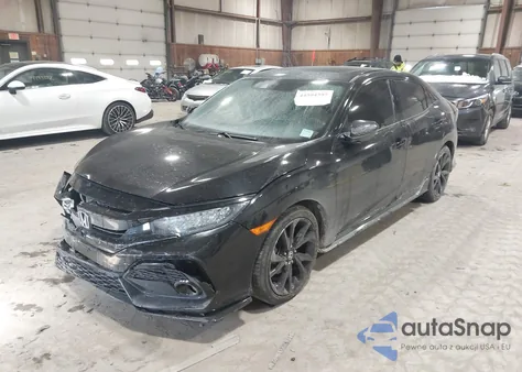 2018 Honda Civic Sport Touring z USA, uszkodzony, nr VIN SHHFK7H9XJU407938